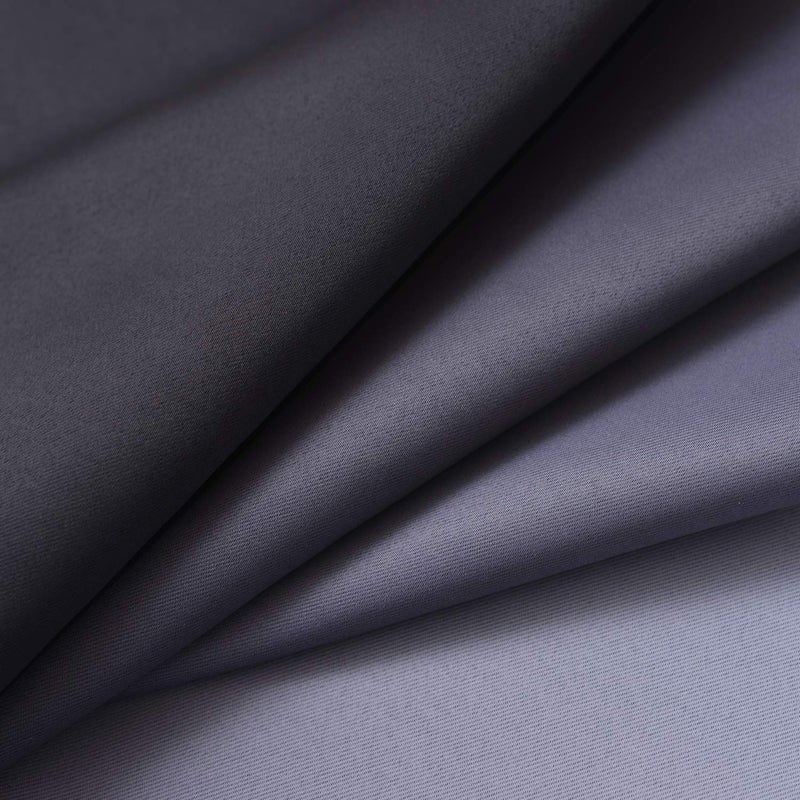 Yakamok Room Darkening Greyish White and Black Blackout Ombre Curtains Thickening Polyester Thermal Insulated Grommet Gradient Color Drapes for Bedroom (Black, 2 Panels, 38x84 Inch) - Image 5